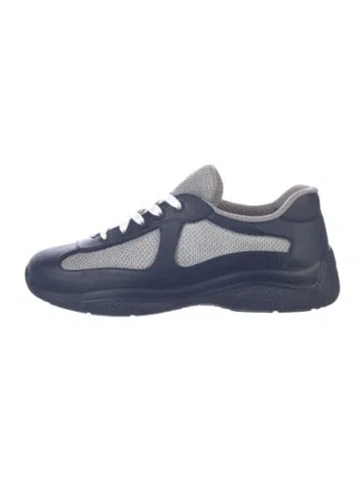 Pre-owned Prada America's Cup Athletic Sneakers In Gray