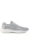 Prada Men's America's Cup Patent Leather Patchwork Sneakers