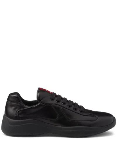 PRADA PRADA AMERICA'S CUP LEATHER SNEAKERS