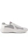Prada Brogue Shoes Men White In Gray