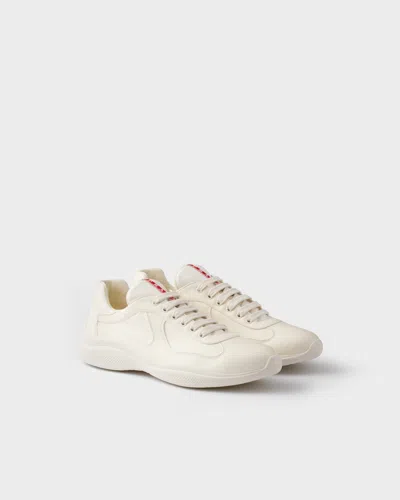 PRADA PRADA AMERICA'S CUP NAPPA LEATHER SNEAKERS