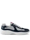 Prada Chunky Black Sneakers With Textured Panels
