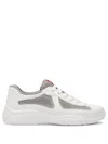 Prada America's Cup Sneaker In White/grey
