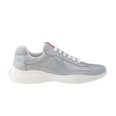 Pre-owned Prada America's Cup 'patent Pearl Silver' | Grey | Men's Size 11 In Gray