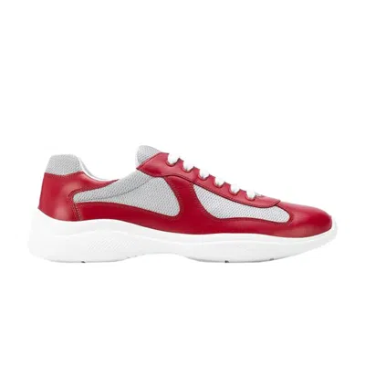 Pre-owned Prada America's Cup 'red Silver'