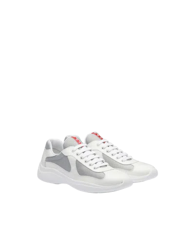 PRADA PRADA AMERICA’S CUP SNEAKER AUS LACKLEDER UND FUNKTIONSGEWEBE