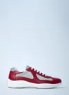 Prada Low Contrasting Panel Sneakers