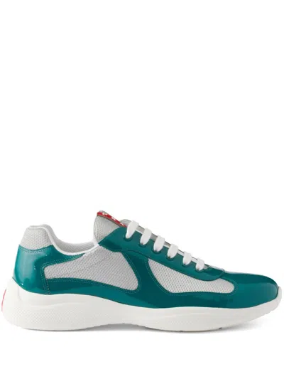 Prada America's Cup Sneakers In Blue