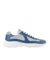 Prada Round Head Low-cut Sneakers In White