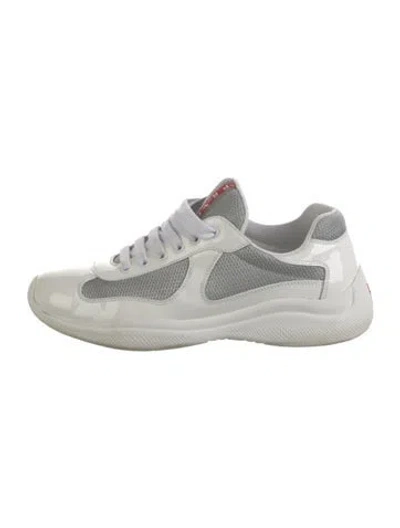 Pre-owned Prada America's Cup Sneakers In White