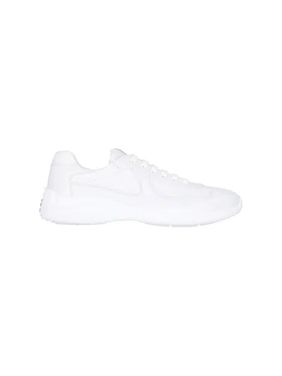 Prada "america's Cup" Sneakers In White