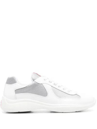 Prada America's Cup Xl Sneakers In White