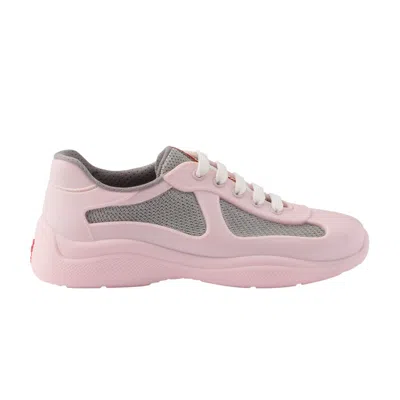 Pre-owned Prada America's Cup Soft Rubber 'alabaster Pink' | Men's Size 4