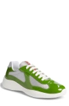 Prada Leather Fabric America S Cup Sneakers Rubber In Multi