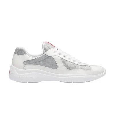 Pre-owned Prada America's Cup 'white Silver'