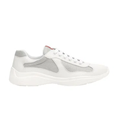 Pre-owned Prada America's Cup 'white Silver'
