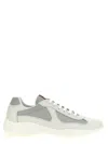 Prada Brogue Shoes Men White In Gray