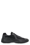 Prada Fabric And Leather America S Cup Sneakers In Nero