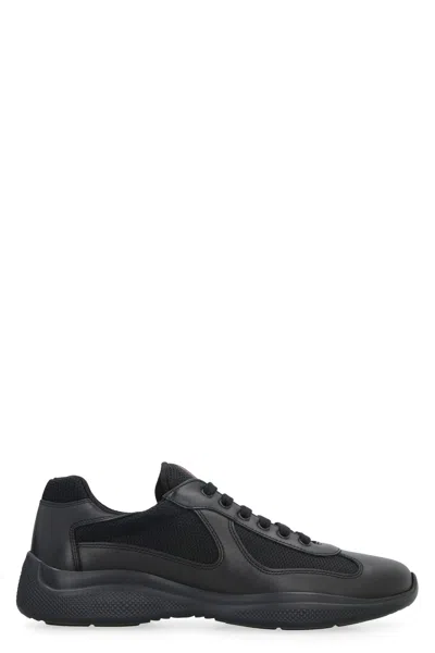 PRADA AMERICAS CUP LEATHER SNEAKERS