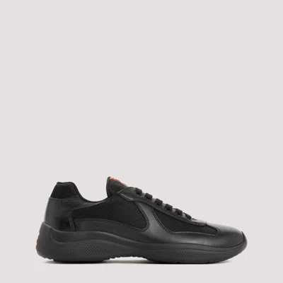 PRADA AMERICAS CUP LEATHER SNEAKERS