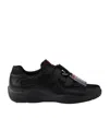 Prada Americas Cup Original Sneakers In Black
