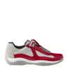 Prada Americas Cup Original Sneakers In Rot
