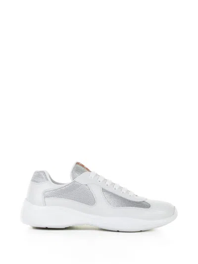 PRADA AMERICAS CUP SNEAKERS WITH LINEA ROSSA LOGO