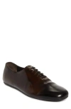 Prada Men's Analog Brushed Leather Oxfords
