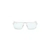 Prada Angular Acetate And Metal Sunglasses In White