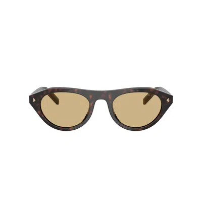 Prada Angular Tortoiseshell Sunglasses In Multi