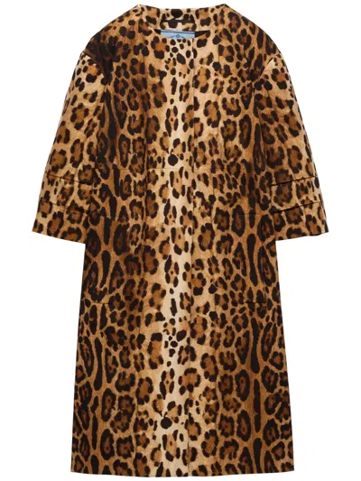 PRADA ANIMAL-PRINT COAT