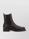PRADA ANKLE BOOTS IN LUXURIOUS LEATHER