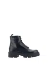 Prada Moonlith Brushed Leather Chelsea Boots In Nero