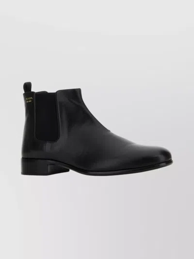 PRADA ANKLE BOOTS WITH ELASTIC SIDE PANELS