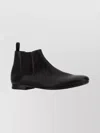 Prada Ankle Boots With Elastic Side Panels In Black
