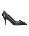 Prada Pointed Toe High Heels In Black