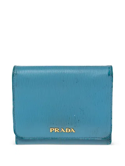 Pre-owned Prada Appliqué-logo Wallet