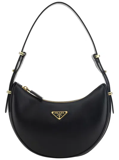 Prada Arquè Handbag In Nero