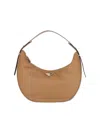 Prada Arque Caramel Large Leather Shoulder Bag Women In Brown
