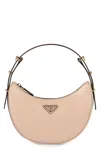 Prada Arqué Leather Shoulder Bag In Skin
