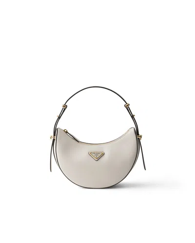 PRADA PRADA ARQUÉ MINI LEATHER SHOULDER BAG