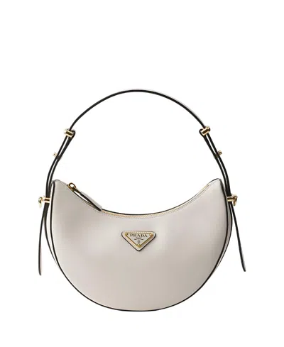PRADA ARQUE MINI LEATHER SHOULDER BAG