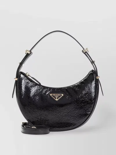 Prada Arque Naplak Shoulder Bag