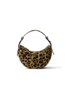 Prada Arqué Printed Leather Shoulder Bag In Multi