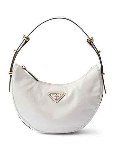 Prada Arqué Shoulder Bag In 白色