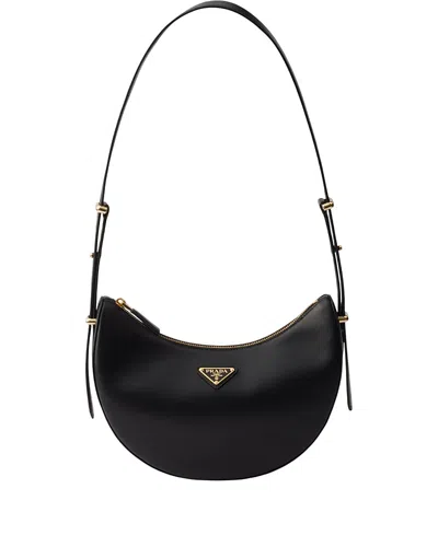 PRADA ARQUE SMALL LEATHER SHOULDER BAG