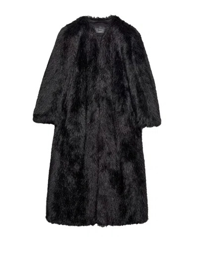 PRADA PRADA ASPEN COAT BLACK