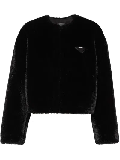 PRADA ASPEN TRIANGLE-LOGO JACKET