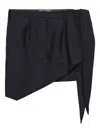 Prada Asymmetric Miniskirt