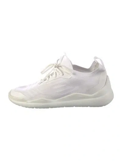 Pre-owned Prada Athletic Sneakers In White